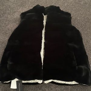 POLOGEORGIS reversible tweed vest size M